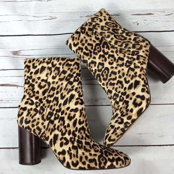 Sam Edelman Shoes - NWT Sam Edelman Corra Leopard Print Booties. S-9.5